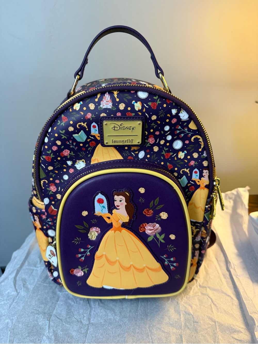 Loungefly Disney Belle Enchanted Beauty Mini Backpack Exclusive